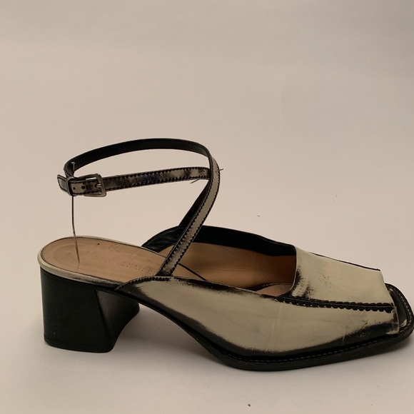 Heels chunky 2inch open toe with ankle strap - Picture 5 of 8